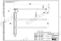 Шурующая планка ТШПМ-0.8 чертеж